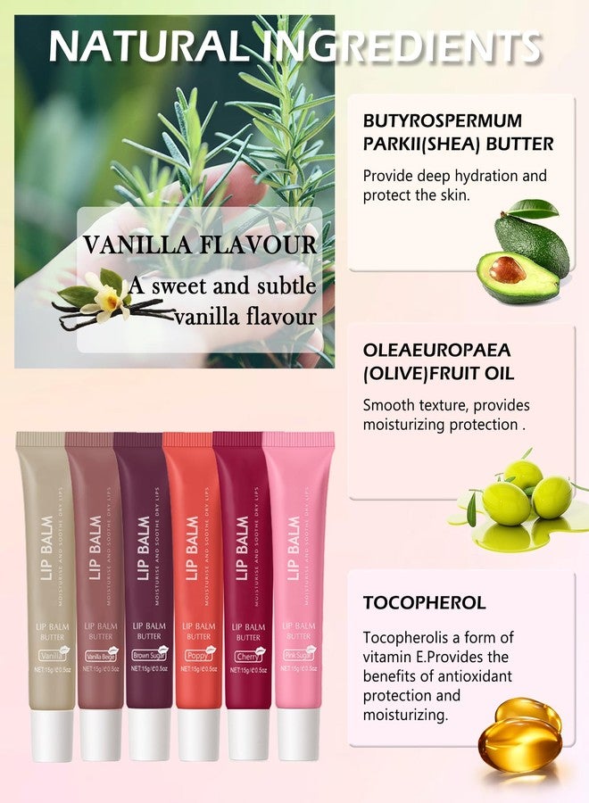 LYSdefeu Lip Balm Butter Pink Sugar,Hydrating Tinted Butter Lip Gloss,Clear Lip Mask Lip Moisturizer,Lip Treatment Balm Lipgloss,Non-Sticky Jelly Glow Reviver Fat Lip Oil,Christmas Makeup Gift for Women-06 - Image 2